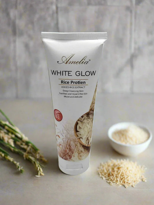 Amelia White Glow Rice Face Wash (100ml)